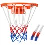 CHUNLIN Filet de Basket-Ball Robuste 2 pièces de Remplacement pour Filet de Basket-Ball Tous Temps s'adapte aux Filets de Basket