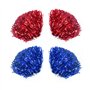 NYGGTYK Lot de 2 paires de bouquets de pom-pom girls colorés