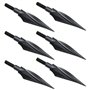 Namvo 6 pièces Pointes de flèche Pointes de flèche en Acier au Carbone Cible de Chasse en métal tir à l'arc Traditionnel 148 tir