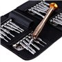 Vakki Tournevis Précision Mini 25 en 1 Kit de Tournevis Précision Outils de Réparation, Tournevis Outils Set étui en Cuir pour i