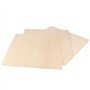 MUKLEI Lot de 18 feuilles de tilleul 300 x 300 x 2 mm, panneau de contreplaqué 2 mm, feuilles de tilleul non finies pour modèles