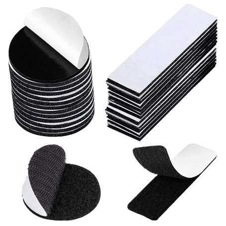 80 Pièces Scratch Autocollant Rond 5cm et 6cm Carré Scratch Autocollant Double Face Pastille Scratch Autocollant Scratch Autocol