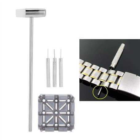Kit pour démonter les maillons du bracelet d’une montre
