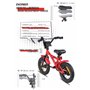 PROMETHEUS BICYCLES Velo Enfant 3 Ans Garcon vélo Fille 12 Pouces a Roulette pour 3 a 5 Ans - BMX en Rouge