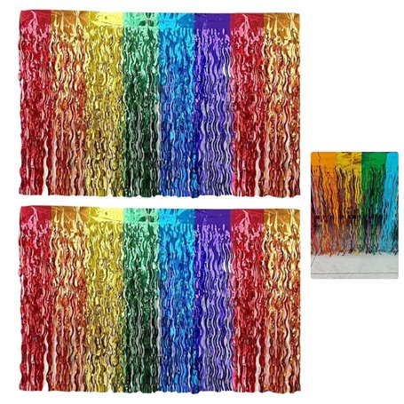 YSJCHEBS Jupe De Table Arc-en-Ciel