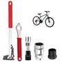 Kit de 5 outils de démontage de chaîne de vélo – Extracteur de manivelle de vélo avec clé de pédalier de vélo