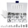 Tunejoy 300 Pièces Vis Sans Tête Hexagonale Vis à Tête Conique M2.5 M3 M4 M5 M6 M8 Assortiment à Six Pans Creux en Acier Inox av