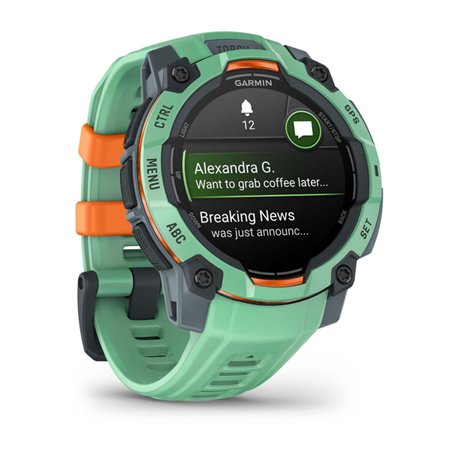 Montre intelligente GARMIN Instinct 3 AMOLED Noir Vert 1