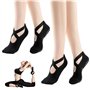 Traxenta 2 Paires Chaussettes Antidérapantes Femme