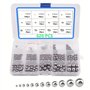 LNGJIN Lot de 620 boules de roulement à billes en acier inoxydable - 12 tailles - 1 à 8 mm - Convient pour les roulements de rou