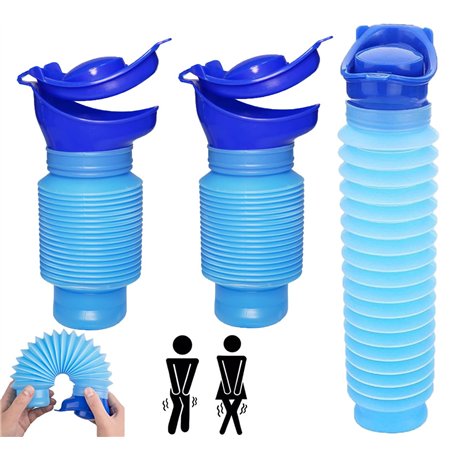 Urinoir Portable 2 Pièces Urinoir d'urgence Rétractable