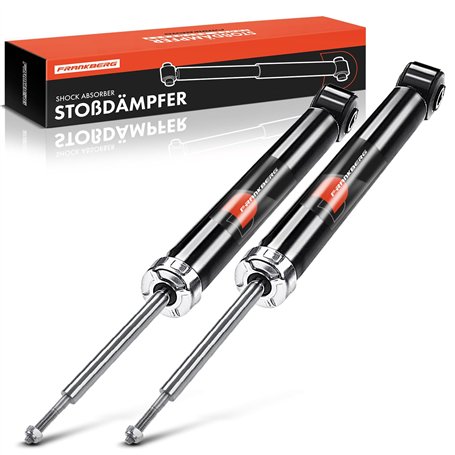 Frankberg 2x Amortisseur à gaz Pression du gaz Essieu Arrière Compatibles avec Clio II BB CB SB0/1/2 1998-2021 Thalia I LB LB0/1