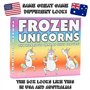 Frozen Unicorns: The Hilarant Pocket Size Party Game of Silly Statues. Le Jeu Familial Rapide à Apprendre Qui Fait Rire Les Enfa