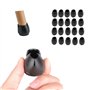 20 Pièces Couvre Jambes de Chaise, Chaise Pieds Protecteur avec Feutre, pour Pieds de Chaise Protecteur de Pieds Chaise Housses 