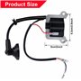 Bobine d'Allumage pour Débroussailleuse Bobine d'Allumage pour Tondeuse à Gazon Moteur Pièces de Générateur Moteur Vertical 2 Te