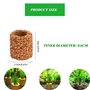 Yqhugbc 10 Pièces Anneau de Fixation pour Plantes Aquatiques,Filtre Anneaux en Céramique, Céramique Anneaux Biologiques,pour Les