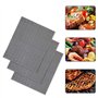 3PC Tapis de Cuisson Réutilisable Grille Anti-adhésif pour Yaourtières Multi-Délices Barbe