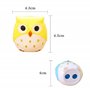 Mignon Hibou Taille-Crayon 12 Pièces Deux Trous Taille-Crayon Plastique pour Enfant Fournitures Scolaires Vert Rose Bleu Jaune