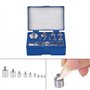 Zunate Kit de Poids de Calibrage en Acier, Poids de Calibrage pour Balance - Idéal pour Les Mesures en Laboratoire ou à des Fins