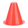 Alomejor 10Pcs Cônes de Circulation Cônes Plots en Plastique Cônes de Marqueurs Aide Entraînement d'Agilité Vitesse pour la Form