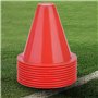 Alomejor 10Pcs Cônes de Circulation Cônes Plots en Plastique Cônes de Marqueurs Aide Entraînement d'Agilité Vitesse pour la Form