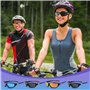 DASHUAIGE 4 Pièces Lunettes De Soleil Homme, Lunette Polarisante, UV 400 Lunettes De Soleil Homme Femme Polarisation Vélo Ski Go