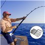 ANDARS Boite de Peche, 12 Compartiments Leurre Peche, 12 × 9,5 × 3,5 cm Boite de Rangement Peche, Portable Boîte de Leurre pour