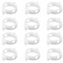 Plante Clips Support de Plantes pour Légumes Tomates et Plants de Vignes Lot de 100 Pinces à Plantes en Plastique Blanc Réutilis