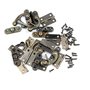 Lot de 10 crochets de verrouillage antiques rétro gauche/droite + 12 petites charnières avec vis, parfait pour la décoration de 