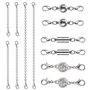 Fermoirs Magnétiques et Chaîne d'Extension Fermoirs de Homard Rallonge de Chaîne pour DIY Collier Bracelet Fabrication de Bijoux