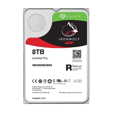 Seagate IronWolf Pro ST8000NE001 Disque Dur 3.5" 8000 Go Série ATA III