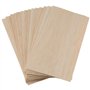 CHUEHKAK Lot de 16 plaques de contreplaqué de 1 mm d'épaisseur - Plaques en bois de balsa - Panneaux fins en bois de paulownia -