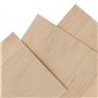 CHUEHKAK Lot de 16 plaques de contreplaqué de 1 mm d'épaisseur - Plaques en bois de balsa - Panneaux fins en bois de paulownia -