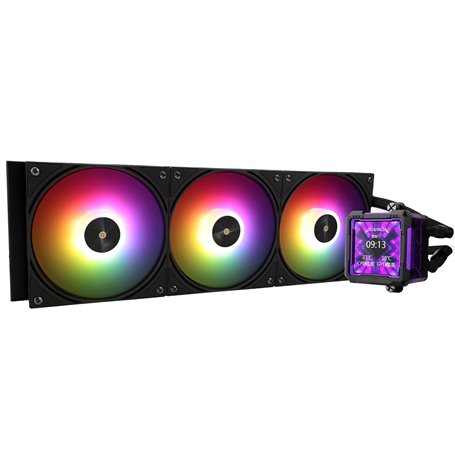 Thermalright FW PRO 360 Black ARGB CPU AIO Refroidisseur avec écran LCD IPS avec résolution 320 x 320