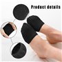 DERJDISF 8 Paires de Demi-Chaussettes Invisibles en Coton - Chaussettes Avant-Pied Respirantes avec Silicone Antidérapant pour F