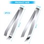 2 Pieces Pince Arrete Poisson Désarêter Pincette pour Poisson Pince à Desareter Poisson Pince Poisson Inoxydable Plat et Incliné
