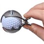 Brteyes Lot de 10 marqueurs de balle de golf - 6 pochoirs de marquage de balle de golf et 4 marqueurs de couleur pour accessoire