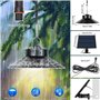 AGOTD Lampe Solaire Extérieur Intérieur, Suspension Solaire avec Télécommande, 3 Température Chaud/Froid/Neutre, 6 Luminosité, I