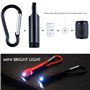 BLUESEABUY 14 Pièces Mini Lampe de Poche portable Mini Lampe Torche LED avec Porte-Clés pour ExtéRieur Randonnée Camping Voyage 