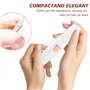 Rasoir Visage Electrique pour Femmes épilateur Facial Rechargeable Stylo Epilateur Sourcil Electrique pour Femme Positionnement