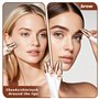 Rasoir Visage Electrique pour Femmes épilateur Facial Rechargeable Stylo Epilateur Sourcil Electrique pour Femme Positionnement
