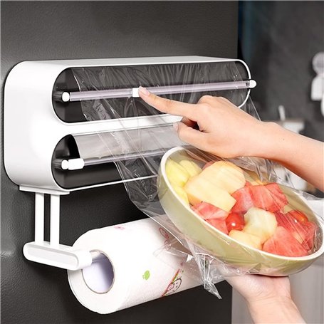 Distributeur de film alimentaire 3 en 1