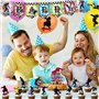 Décoration d'anniversaire Skateboard,Doyomtoy 30 Pièces Ballons de fête Skateboard Cake Toppe pour Fête à Thème Skateboard pour 