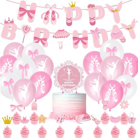 Décoration d'anniversaire Ballerine