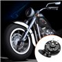 Klaxon 12V Moto Universal Avertisseur Sonore Voiture Electrique pour Motos Automobiles Véhicules Electriques 510 Hz