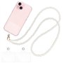 Wugauwor Cordon Telephone Portable Bijoux avec 2 Patchs Universels