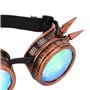 Kaléidoscope Rave Goggles Rainbow Crystal Lenses Réglable Trippy Psychedelic Steampunk Lunettes Cosplay