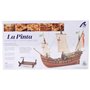 Artesanía Latina - Maquette de Bateau en Bois - Caravelle Espagnole de la Découverte de l'Amérique, La Pinta - Modèle 22412, Éch
