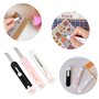 3Pcs Mini Cutter, Couteau Utilitaire RéTractable Portable Patte de Chat, Ouvre-Lettre de Coupe-BoîTe pour le Carton, le Papier,