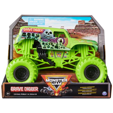 Monster Jam Véhicule Jouet Camion 1to24 DiCst Pelle tombale M21